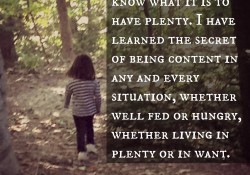 contentment verse